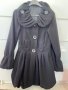 черно палто тип лале размер S, снимка 1 - Палта, манта - 6596407