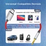 Кабел ENVEL USB C към AUX, найлонова оплетка, адаптер за слушалки тип C към 3,5 мм, аудио стерео за , снимка 2