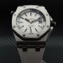 Audemars Piguet Royal Oak 40mm AP white бял стилен мъжки ръчен часовник автоматичен , снимка 2