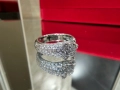 CARTIER Panthere de Cartier White Gold Diamonds Дамски Пръстен, снимка 3