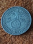 Сребърна монета 5 райхс марки 1936 година нацистка Германия трети райх 51438, снимка 1