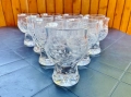 Нов Масивен Голям Кристален съд и Комплект Кристални чаши за Боле/Пунш, снимка 5