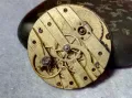 МЕХАНИЗЪМ с РИМСКИ ПОРЦЕЛАНОВ ЦИФЕРБЛАТ от СТАР РЯДЪК МОДЕЛ ШВЕЙЦАРСКИ ДЖОБЕН ЧАСОВНИК 49689, снимка 9
