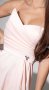  Бална рокля в бебешко розово, снимка 5