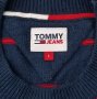 Tommy Jeans Pullover оригинален пуловер L памучен пуловер Hilfiger, снимка 4