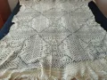 Покривка за маса голяма ръчно плетена, снимка 1
