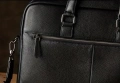 Мъжка изискана бизнес чанта за лаптоп15”/Луксозна и селективна, черна естест. кожа!, снимка 14