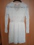 Бяла дантелена рокля НМ, снимка 8