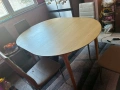 Кухненска разтегателна кръгла маса, снимка 2