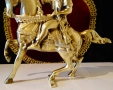 Бронзова статуетка Конник,Ездач,Ловец,1 кг. , снимка 2
