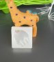 Малко кексче мъфин със звездичка малък силиконов молд форма фондан смола, снимка 1 - Форми - 27441616
