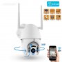 БЕЗЖИЧНА ВЪНШНА ВЪРТЯЩА WIFI FULL HD IP CAMERA КАМЕРА 5MP LENS FULL HD 1080Р С 8 БРОЯ IR СВЕТЛИНИ