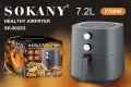 Еър Фрайър Sokany 7.2L 1700W SK-8022G, снимка 2