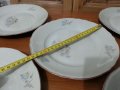 Стар български порцелан чинии плитки, снимка 3