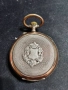 Швейцарски СРЕБЪРЕН джобен часовник 1901г. с позлата - 10 РУБИНА ПРОМОЦИЯ, снимка 3