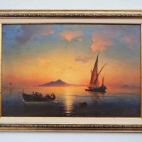 Айвазовски "Неаполитански залив", морски пейзаж, картина, снимка 1 - Картини - 43171808