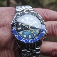 Seiko mod SKX Voyager Earth GMT NH34, снимка 4 - Мъжки - 43242313