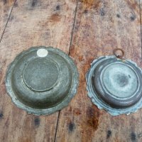 Стари медни чинии(сахан) за стена, снимка 3 - Други ценни предмети - 39044416