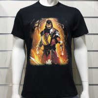 Нова мъжка тениска с дигитален печат Mortal Kombat, MK, видеоигра, снимка 1 - Тениски - 34657275