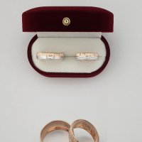  Налични брачни златни халки 14К от 430 лв за чифт.  WEDDING RINGS OVER 1500 MODELS, снимка 11 - Пръстени - 5160792