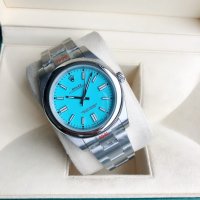 Мъжки часовник Rolex Oyster Perpetual Tiffany Blue с автоматичен механизъм, снимка 3 - Мъжки - 42985469