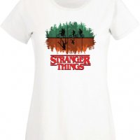 Дамска Тениска Stranger Things 2,Филм,Сериал,, снимка 3 - Тениски - 37314616