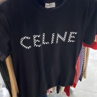 Черна тениска  Celine  код Br453, снимка 1 - Тениски - 31843500