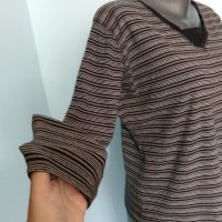 Памучна еластична блуза "Biaggini"® / голям размер за хладно време , снимка 3 - Блузи с дълъг ръкав и пуловери - 15473362