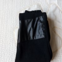 Детски черен ластичен панталон клин LC Waikiki  ръст 128 - 134см, снимка 15 - Детски клинове - 32438659
