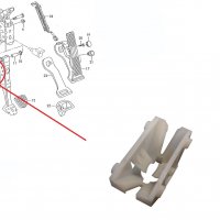 Щипка държач за педал спирачка за Audi -Skoda- Seat-VW Transporter T5, снимка 4 - Аксесоари и консумативи - 39462205