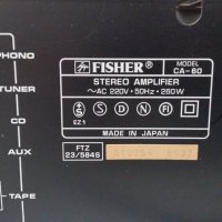 Стерео усилвател Fisher CA-60, стерео тунер Fisher FM-60, снимка 8 - Ресийвъри, усилватели, смесителни пултове - 28888521