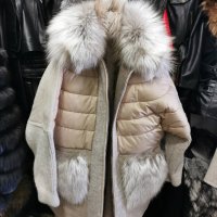 Дамско спортно елегантно палто от лисица код 83