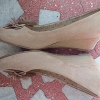 Велурени обувки Deichmann, снимка 3 - Дамски ежедневни обувки - 27088287
