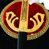 Старинен меч Tizona del Cid,Toledo,позлата. , снимка 6 - Антикварни и старинни предмети - 39912964