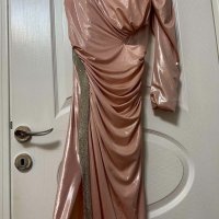Официална перлена рокля размер XS, снимка 3 - Рокли - 43927152