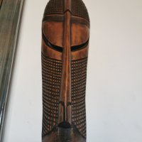 Африканска дървена маска , снимка 2 - Антикварни и старинни предмети - 36853718