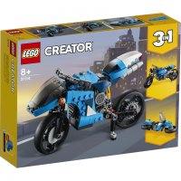 LEGO Creator 3 in 1 - Супер мотоциклет 31114, 236 части , снимка 1 - Конструктори - 39367806