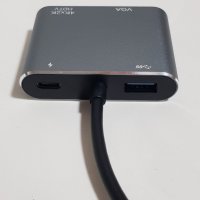 USB hub към VGA HDMI PD USB 3 за лаптоп таблет смартфон УСБ  хъб, снимка 4 - Други - 42950173