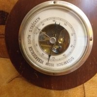 Немски професионален барометър и термометър живачен, снимка 2 - Други - 32816749