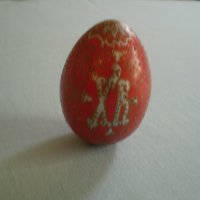 Руско ръчно рисувано дървено яйце, снимка 6 - Антикварни и старинни предмети - 36896457