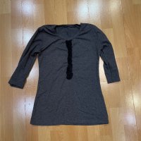 Сива блуза, снимка 1 - Тениски - 43038939
