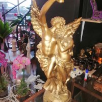Стара статуетка ангел Двойка , снимка 3 - Статуетки - 39662200