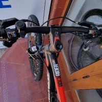 ROCKRIDER ST 520S Full Suspension Mountain Bike - 27.5",черно-червено, снимка 6 - Велосипеди - 37335080