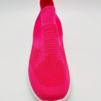 Дамски маратонки тип чорап от дишаща материя в циклама , снимка 4 - Маратонки - 40460102