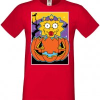 Мъжка тениска The Simpsons Maggie Simpson 03,Halloween,Хелоуин,Празник,Забавление,Изненада,Обичаи,, снимка 3 - Тениски - 38137468