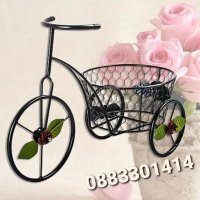 Декоративно градинско колело саксия, Цветарник, снимка 2 - Други - 40555550