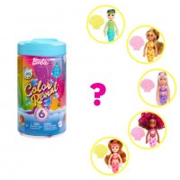 BARBIE COLOR REVEAL RAINBOW MERMAIDS Кукла Barbie® Chelsea™ русалка с магическа трансформация HCC75