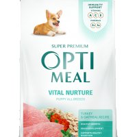 Optimeal Puppy All Bred Храна за подрастващи кучета от всички породи 16+4кг. ГРАТИС, снимка 1 - За кучета - 38081602