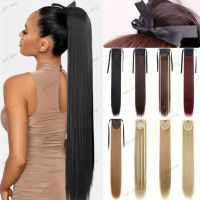Естествено изглеждаща синтетична коса за жени и момичета, 6цвята, снимка 1 - Аксесоари за коса - 43591862