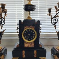 Антикварен каминен часовник , снимка 5 - Антикварни и старинни предмети - 34829158
